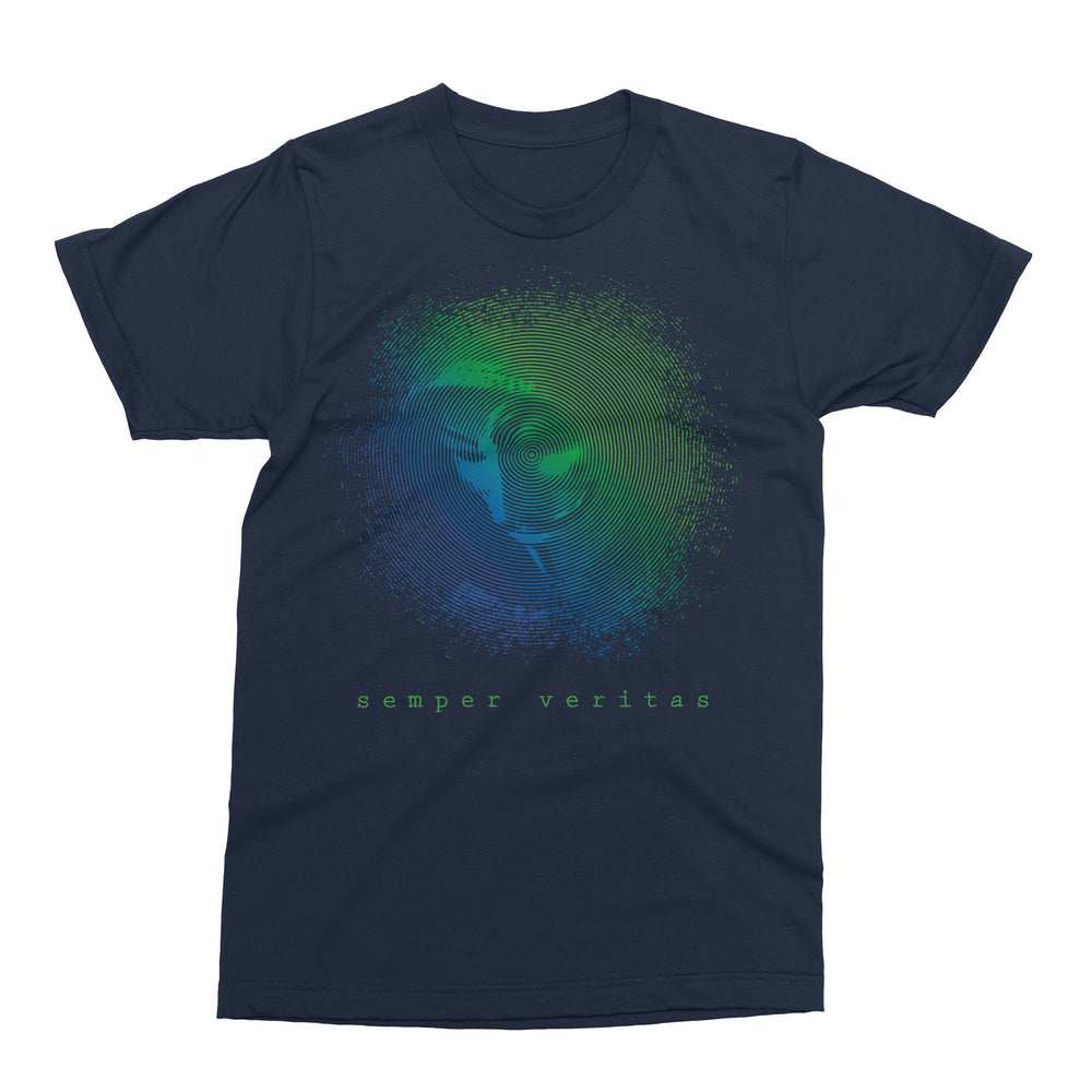 Semper Veritas T-Shirt (Green/Blue)