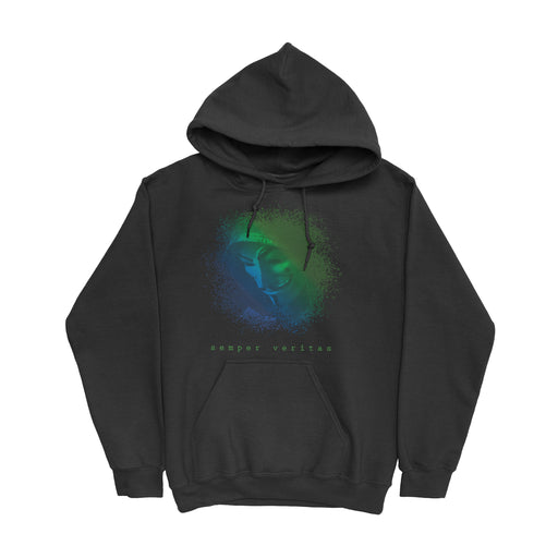 Semper Veritas Hooded Sweatshirt (Green/Blue)