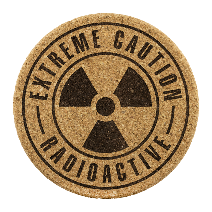 Radioactive Cork Coasters