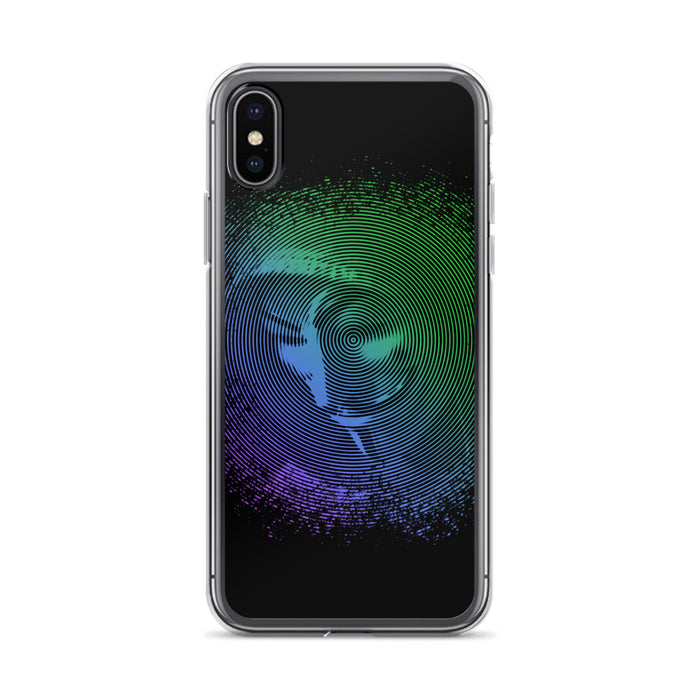 Hacker iPhone Case (Green/Blue)