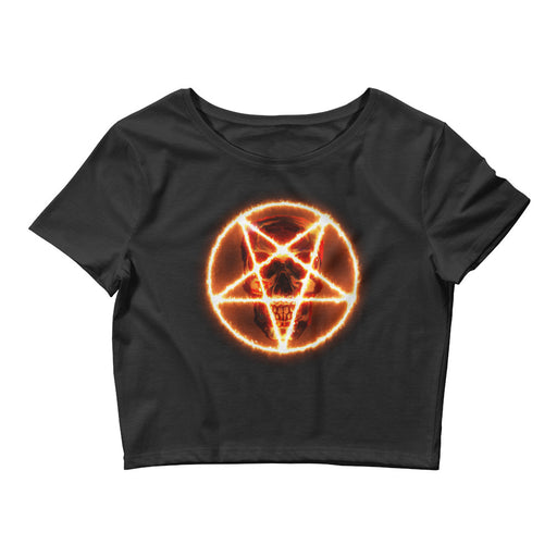 Pentagram Skull Women’s Crop