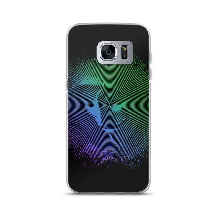 Hacker Samsung Case (Green/Blue)