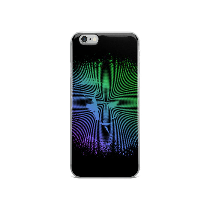 Hacker iPhone Case (Green/Blue)