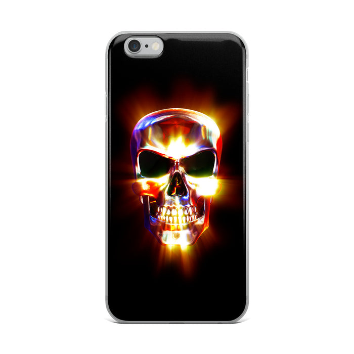 Glowing Skull iPhone Case