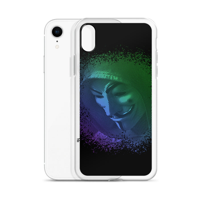 Hacker iPhone Case (Green/Blue)