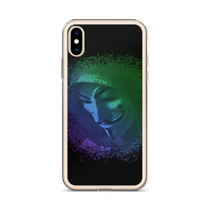 Hacker iPhone Case (Green/Blue)