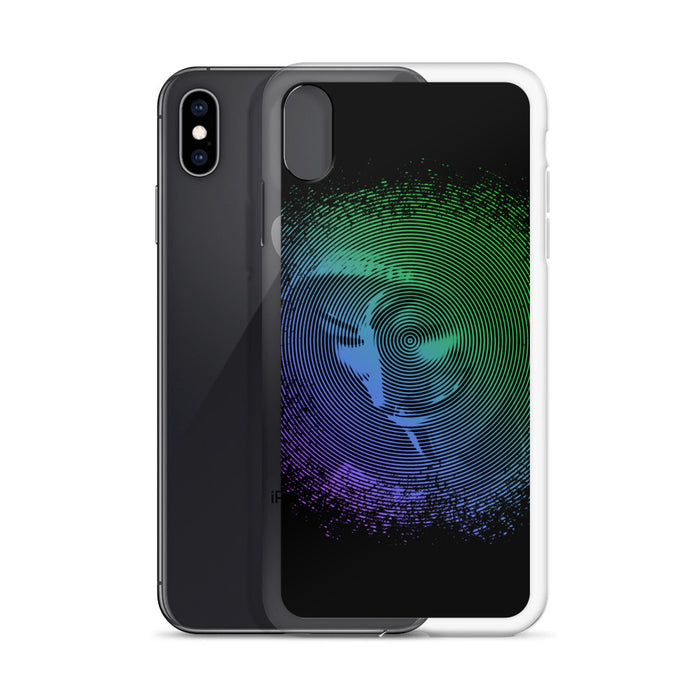 Hacker iPhone Case (Green/Blue)