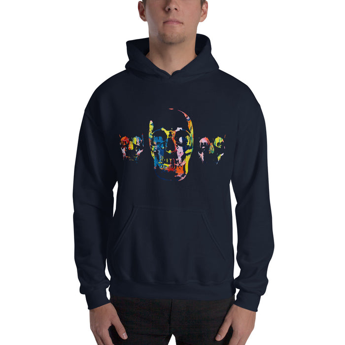 Three Skulls Hooded Sweatshirt