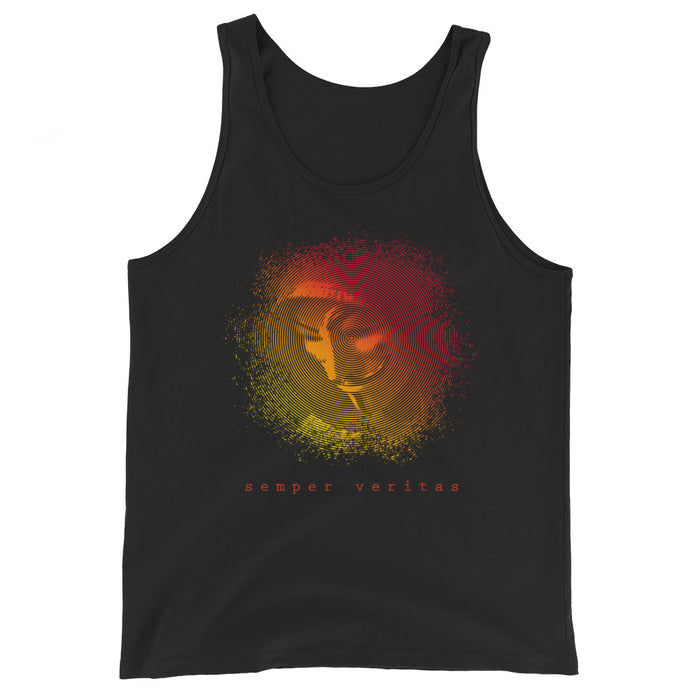 Semper Veritas Tank Top (Red/Gold)