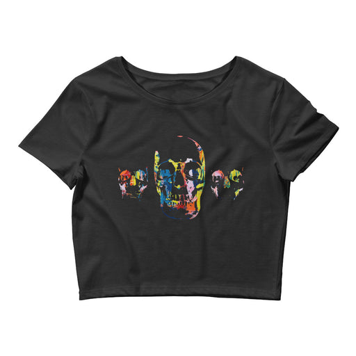 Three Skulls Women’s Crop