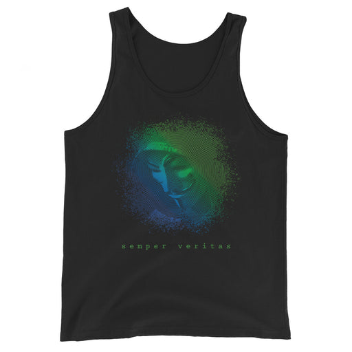 Semper Veritas Tank Top (Green/Blue)