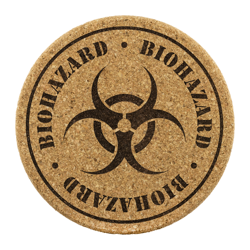 Biohazard Cork Coasters