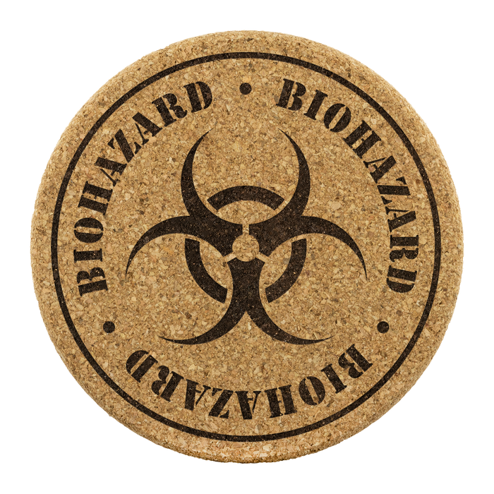 Biohazard Cork Coasters